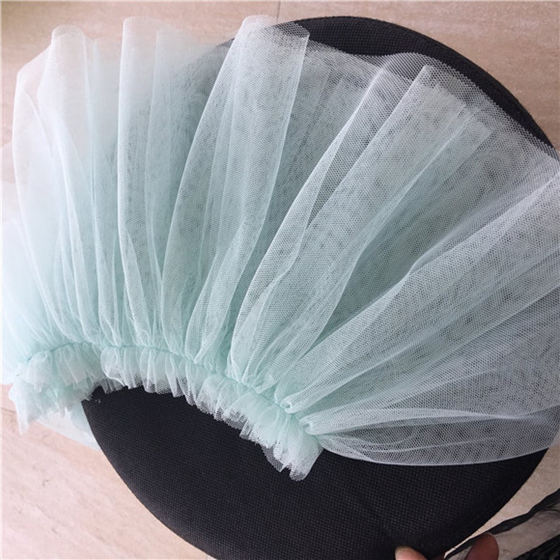 Tulle Tutu Ruffled Trim Multi Layers Ruffled Trim Pleated - Etsy