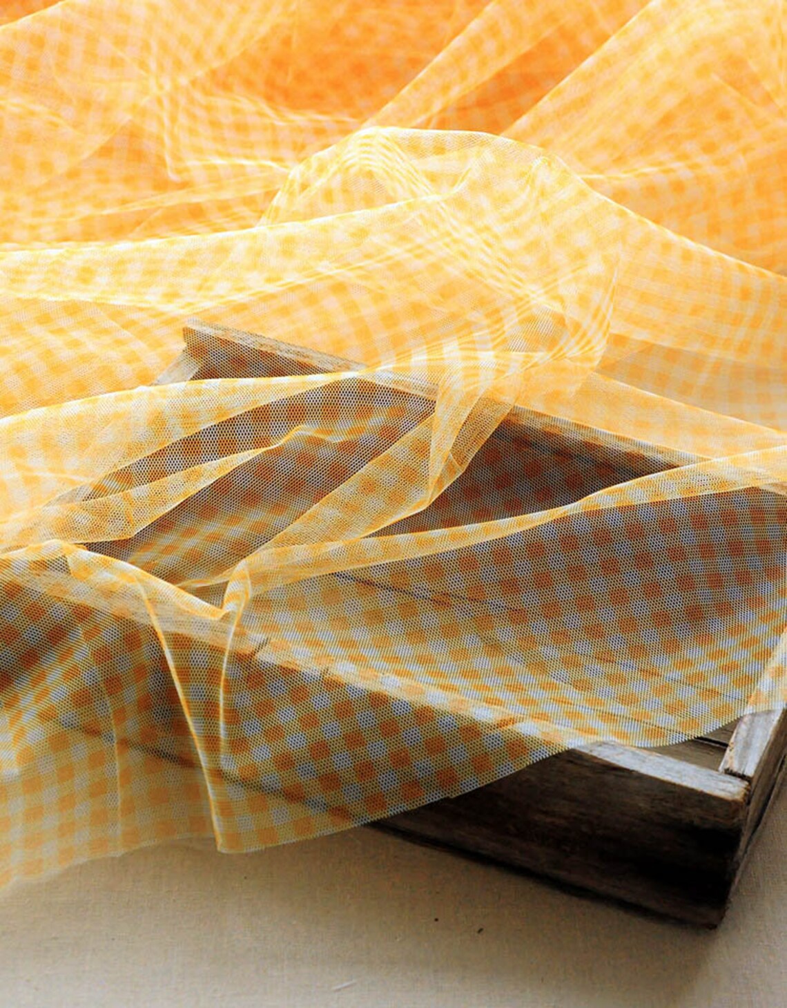 6 Colors Mesh Fabric With Little Checks Checked Tulle Fabric | Etsy