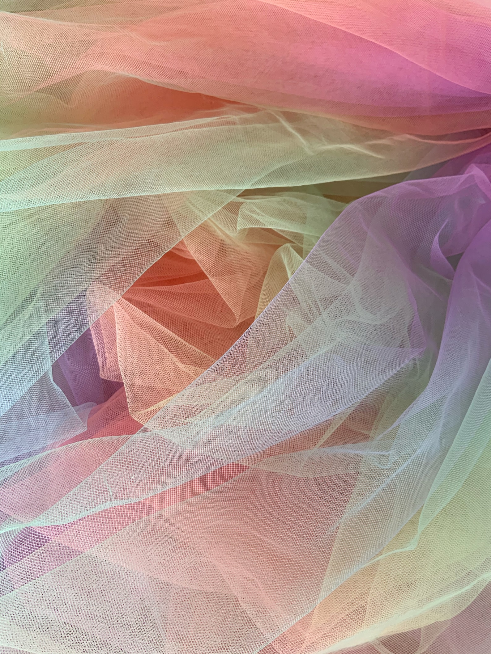 Soft Tulle Fabric With Gradient Rainbow Color Multiple Colors - Etsy