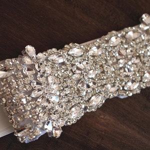 exquisite bridal sash applique, bridal belt applique, rhinestone sash belt, crystal sash belt, bridal sash belt