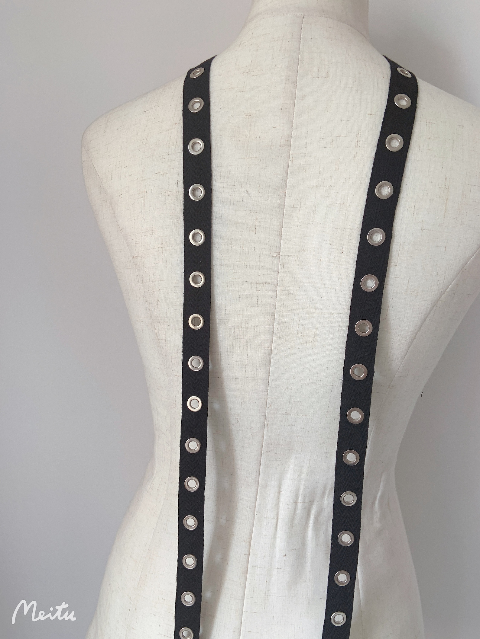 5 yards Black Grommet Tape / 0.98 100 Cotton Twill Etsy