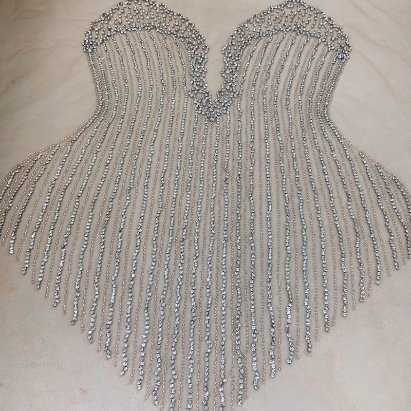 Rhinestone Corset - Etsy