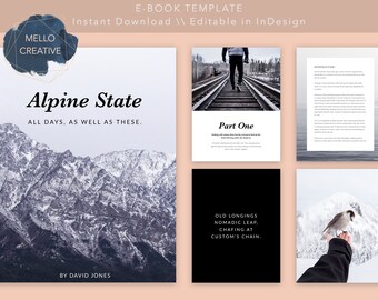 Simple and Modern InDesign eBook Template - Optin, Freebie, Blog, Customisable