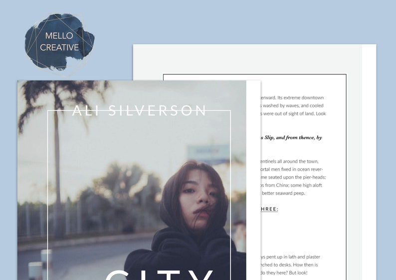 May include: A black and white photograph of a woman with dark hair wearing a black jacket. The photo is in a magazine layout with the text "ALI SILVERSON" and "CITY" in white.