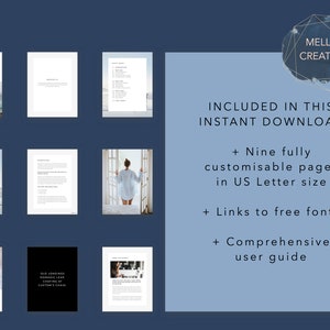 May include: A digital download for a creative planner, featuring nine customizable pages in US Letter size, links to free fonts, and a comprehensive user guide. The download is available instantly.