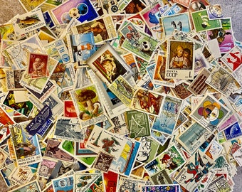 500-600 World Postage Stamps from 1960-2010