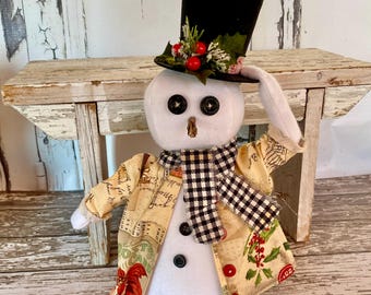 Fabric Felt Snowman