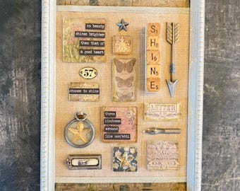 Shine Framed Panel - Idea-ology