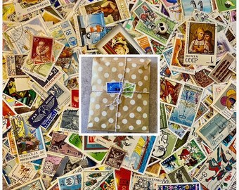 500-600 World Postage Stamps from 1960-2010