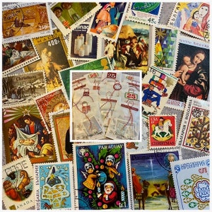 25 sellos navideños para manualidades