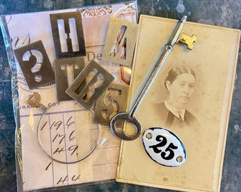 Vintage Memorabilia for Mixed Media Vignettes