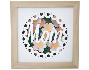 3d Shadow Box Svg Etsy