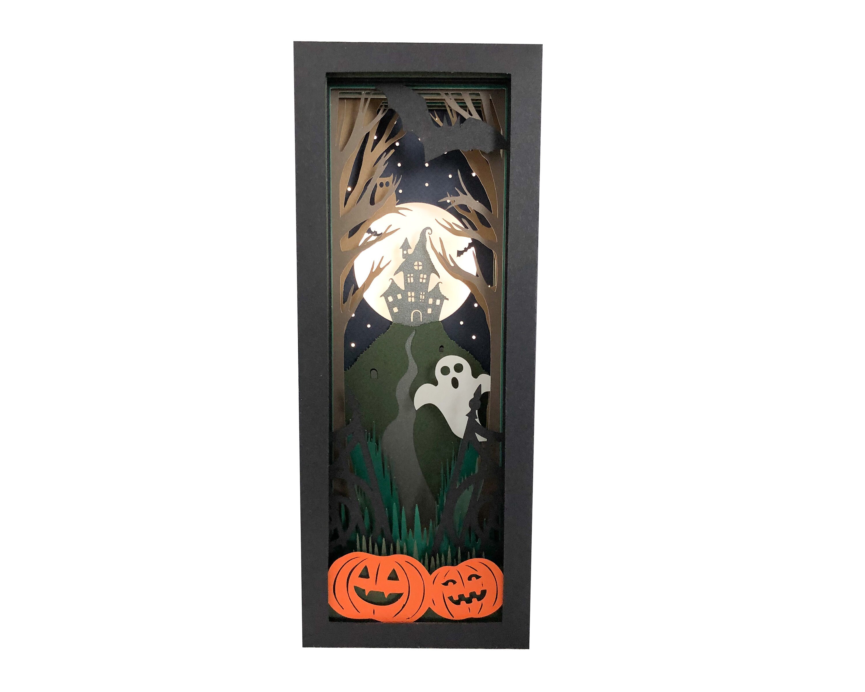 Download Halloween Book Nook Diorama Shadow Box Svg For Cricut Or Etsy