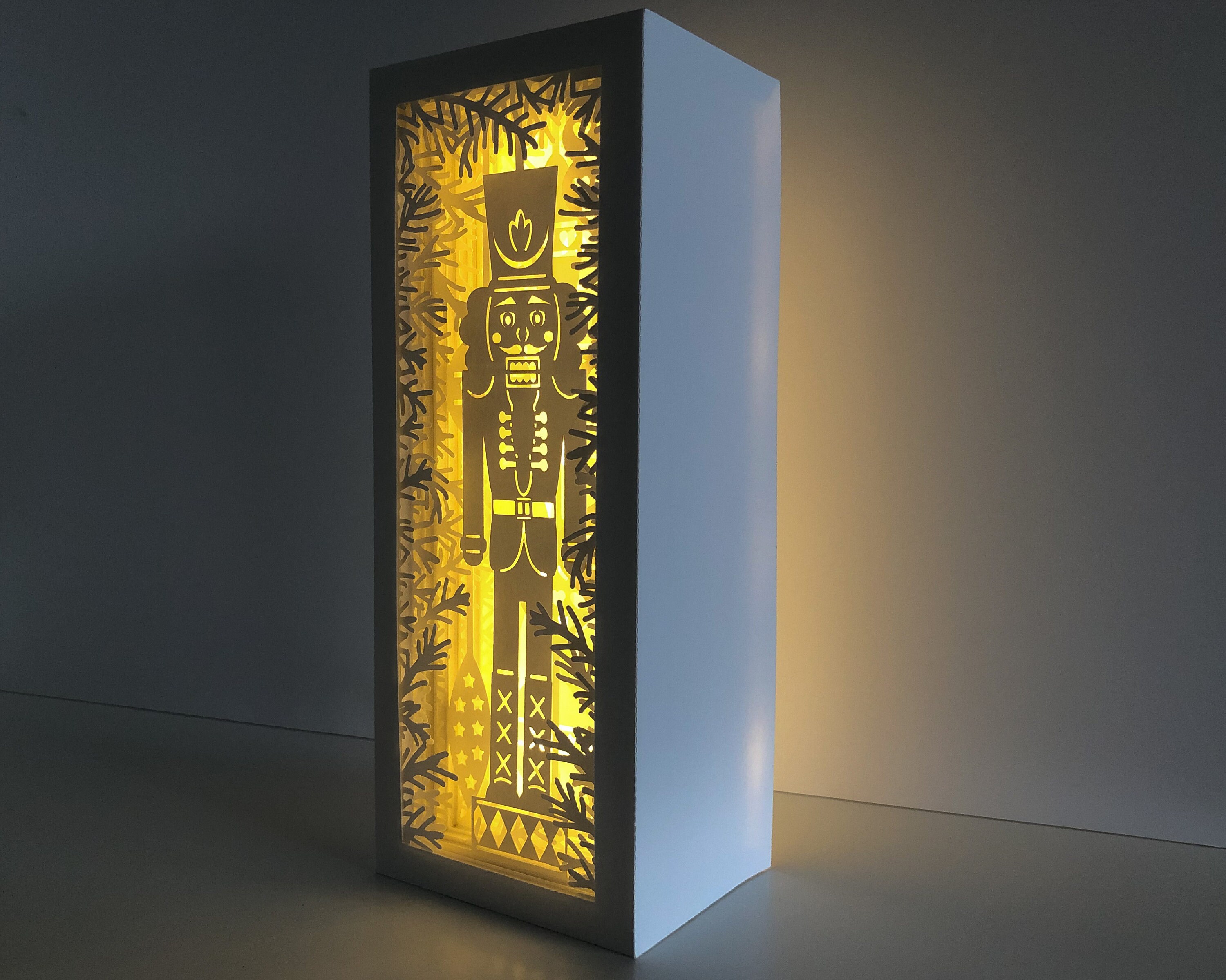 Nutcracker book nook diorama shadow box svg for cricut or Etsy