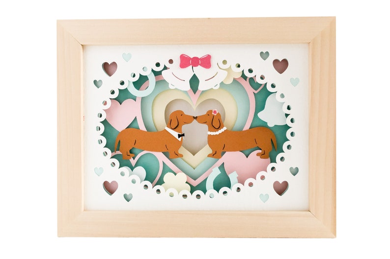 Download Dog 3d Papercut Template For Hand Cutting Diy Craft Kits Download Sausage Dog Shadow Box Wedding Svg For Cricut Or Silhouette Machines Paper Party Kids Craft Supplies Tools Advancedrealty Com