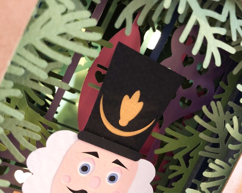 Download Nutcracker book nook diorama shadow box svg for cricut or | Etsy