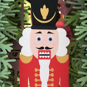 Nutcracker Book Nook Diorama Shadow Box Svg for Cricut or Cameo