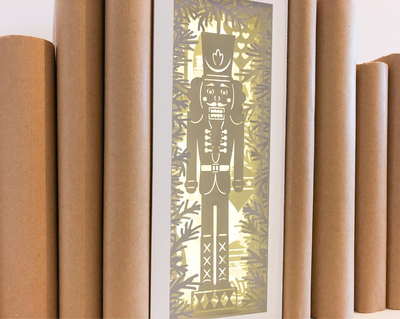 Nutcracker Book Nook Diorama Shadow Box Svg for Cricut or Etsy UK