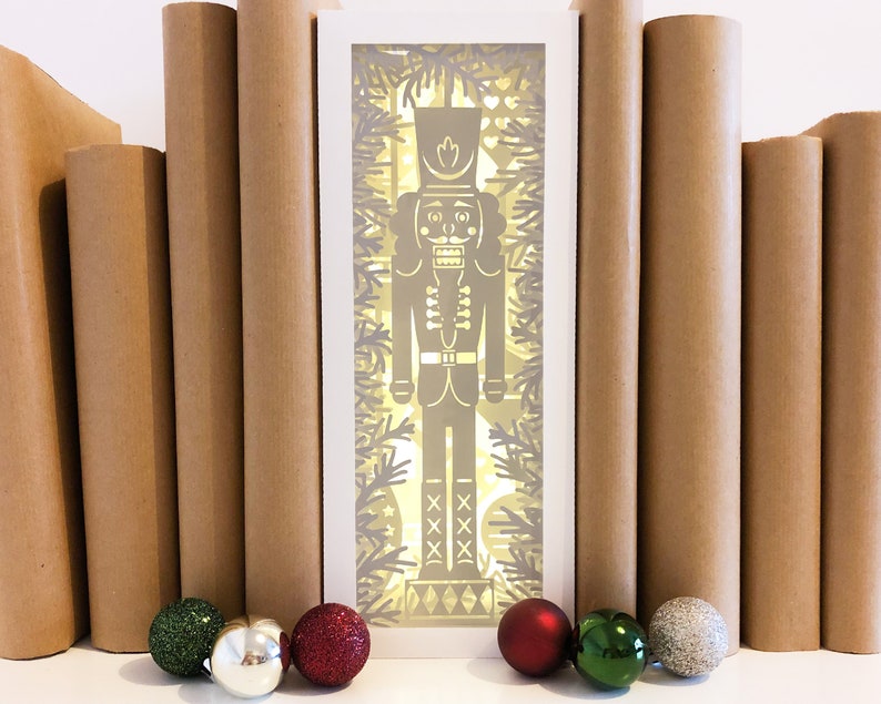 Download Nutcracker book nook diorama shadow box svg for cricut or | Etsy