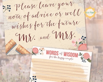 wedding wishes wine etsy