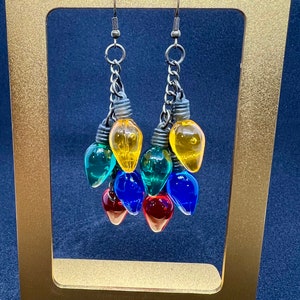 Christmas Lights Earrings