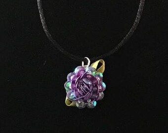 Grape Earring and Necklace Set