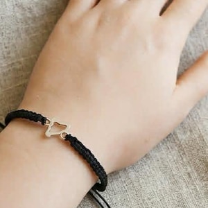 Sterling Silver Catalonia Map Bracelet – Handwoven Macrame Jewelry