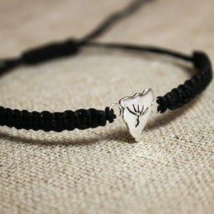 Sterling Silver Catalonia Map Bracelet, Dandelion Wish Charm, Macrame Jewelry