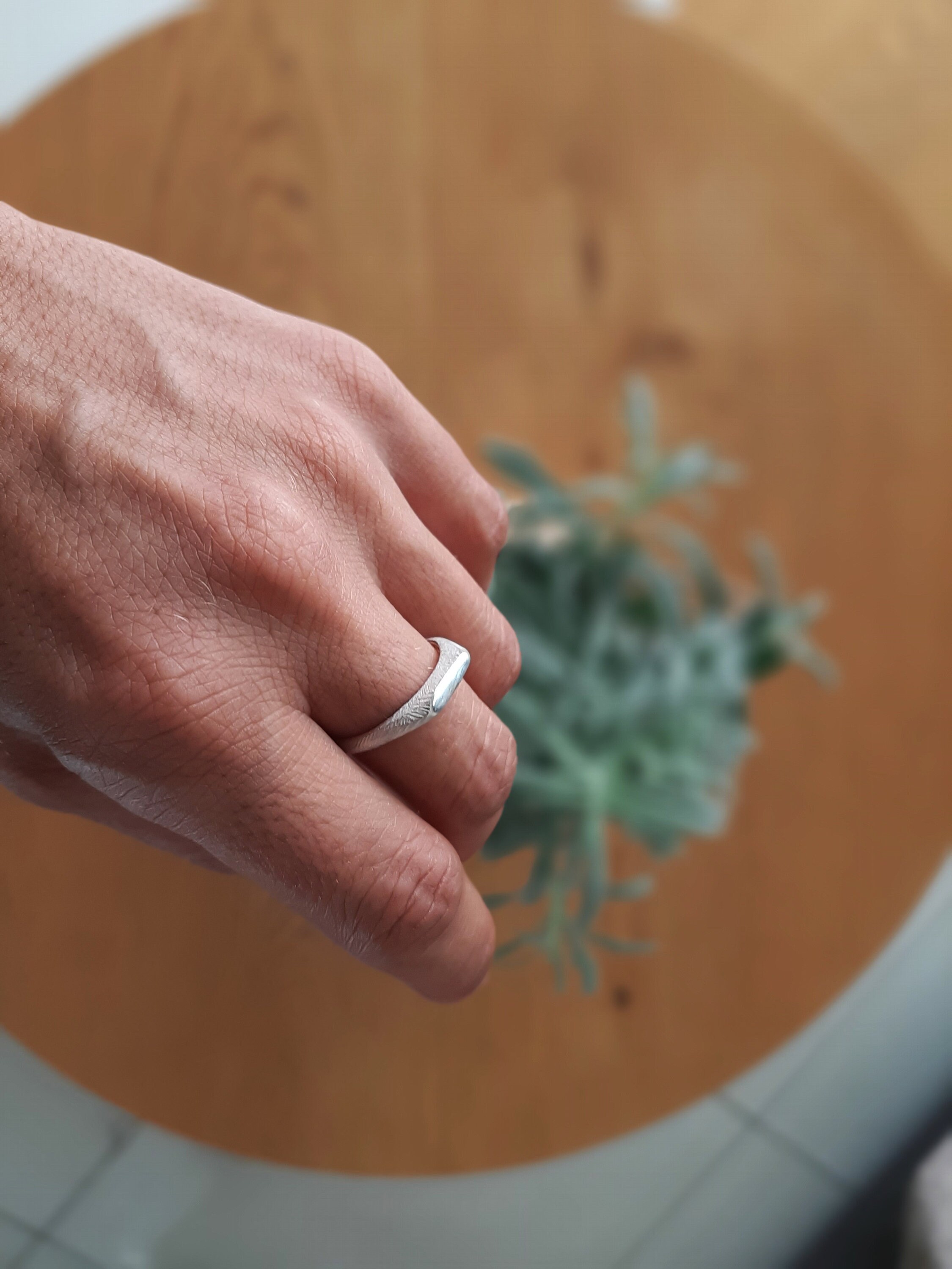 Dainty Silver Ring • Simple Ring • Sterling Silver Bar Ring • Dainty Ring • Dainty Bar Ring • Unique Ring • Delicate Ring • Stacking Ring