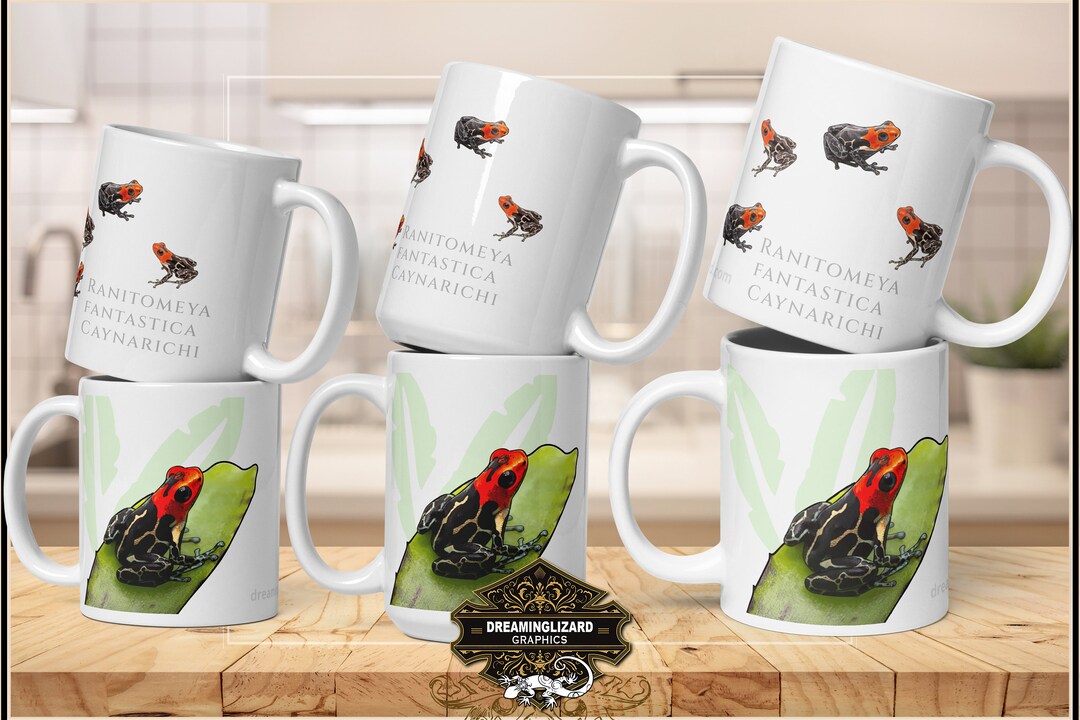 R Fantastica Thumbnail Dart Frog Coffee Mug, Frog Keeper Gifts - Etsy