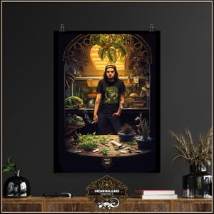 The Herp Basement, Funny Frog Keeper Poster, Frog keeping humour,