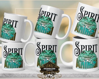 Dumpy Frosch-Geist-Tierkaffeetasse, Litoria caerulea Froschgeschenk
