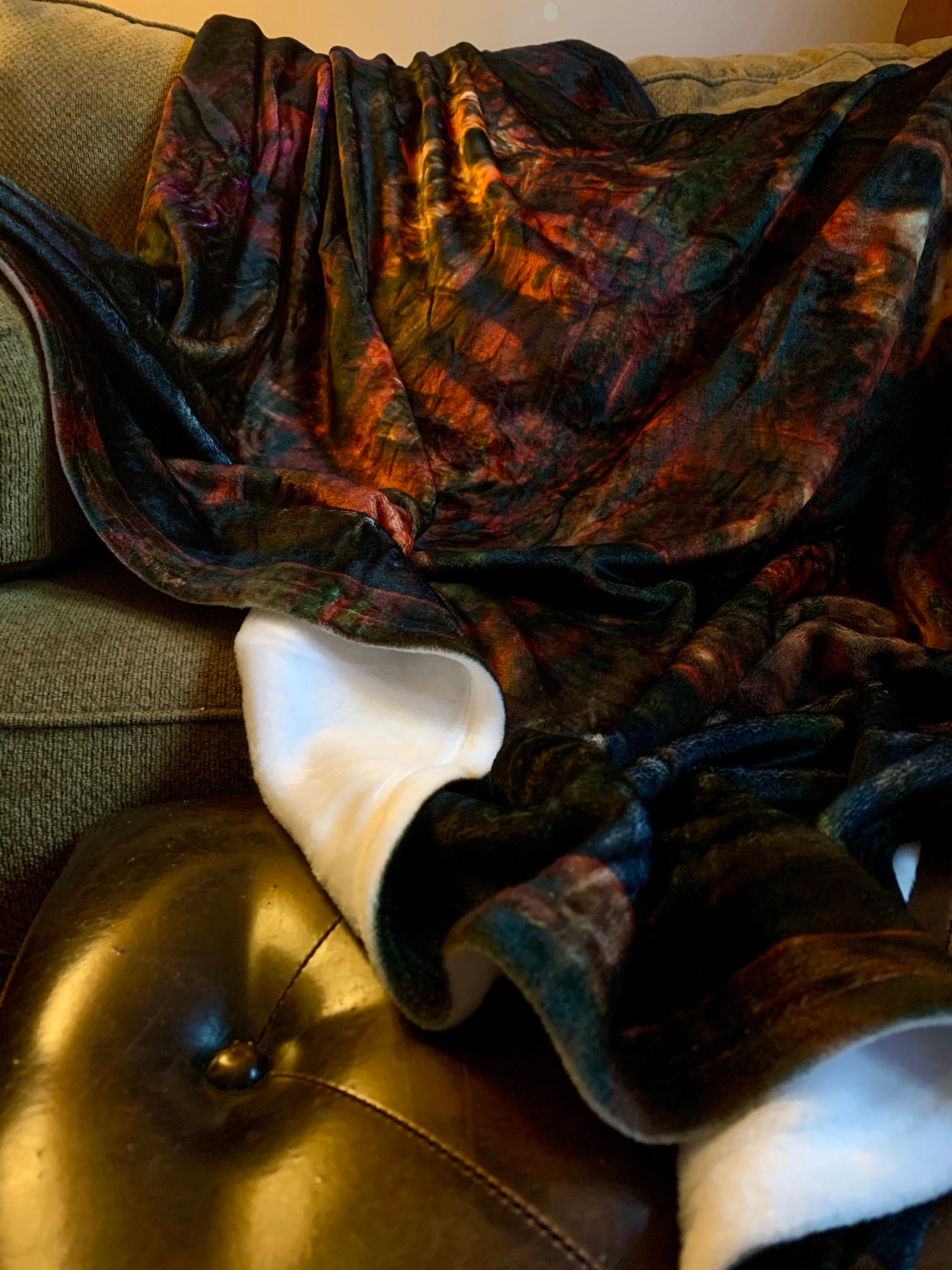 The Curse Throw Blanket Creepy Zombie Halloween Lover Etsy