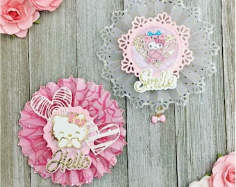 Cute die cut,Rosettes  Cutting Dies for Scrapbooking/photo album Decorative Embossing Paper Card