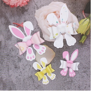 Bunny Bows  Cutting Dies Stencils for DIY Scrapbooking Decorative Embossing DIY Paper Cards