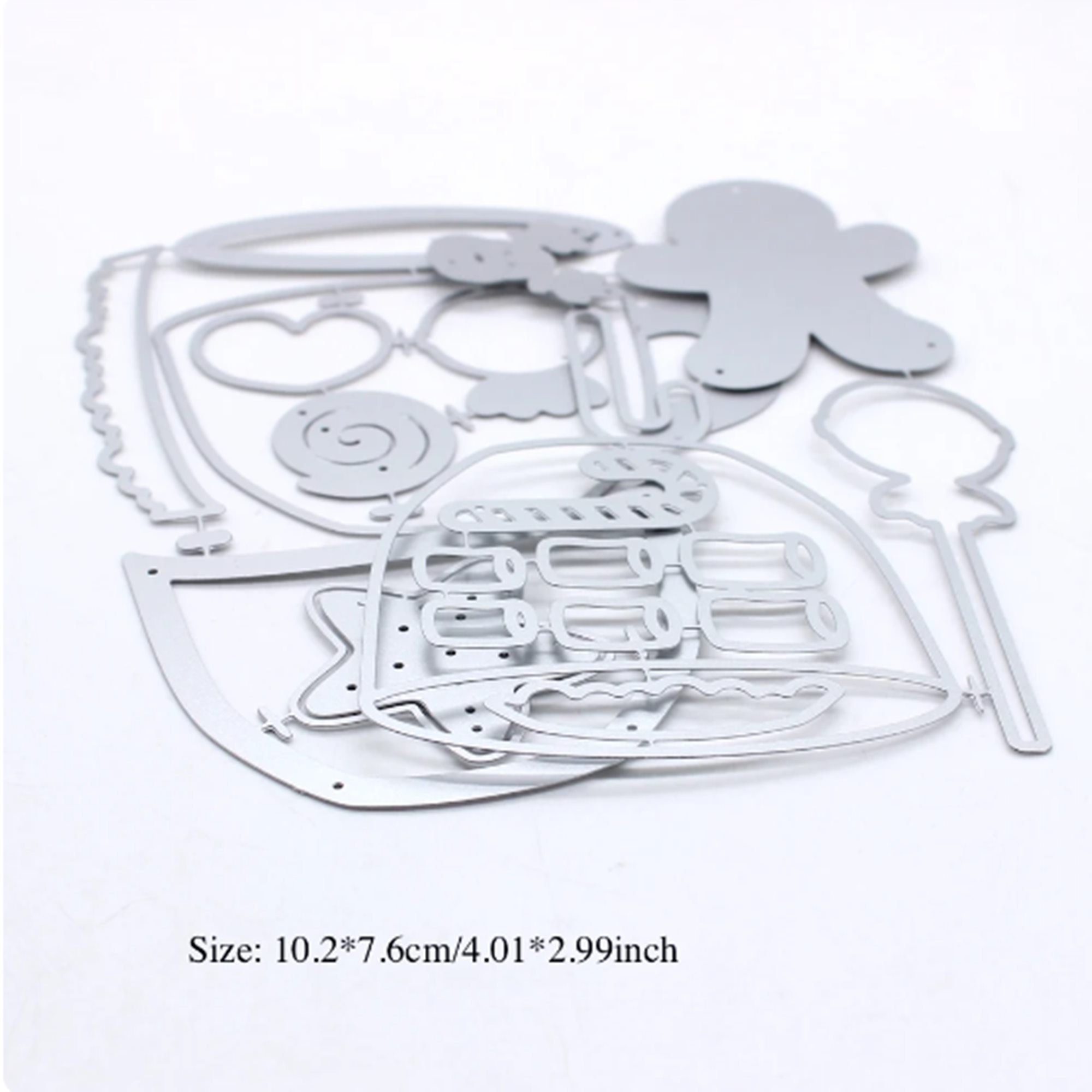 KSCRAFT Gingerbread Man Coffee Mug Shaker Metal Cutting Dies Stencils For DIY Scrapbooking Decorative Embossing DIY Paper Cards