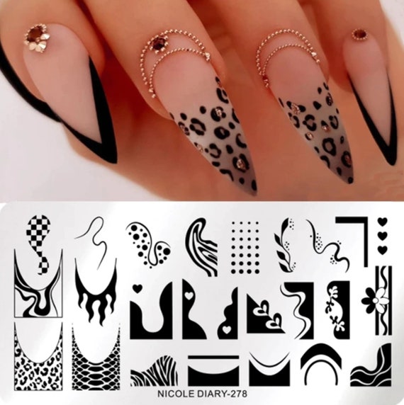 Beetlejuice 01 | Halloween Nail Stamping Plates | MoYou London