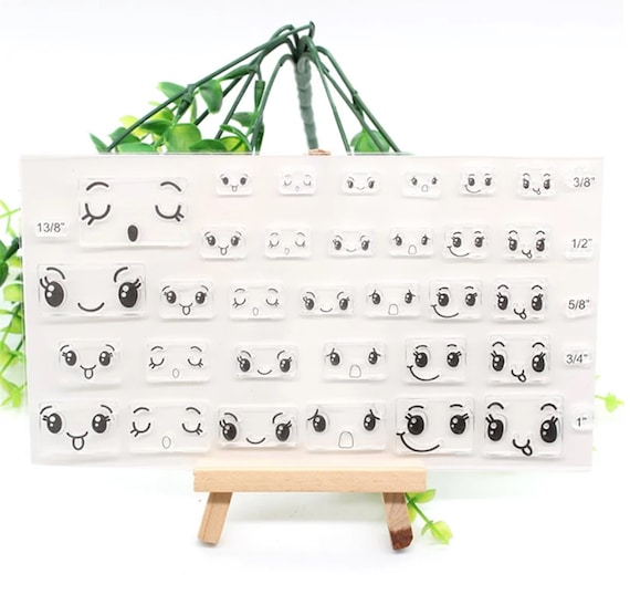 Decoration Face Transparent Clear Silicone Stamps for DIY