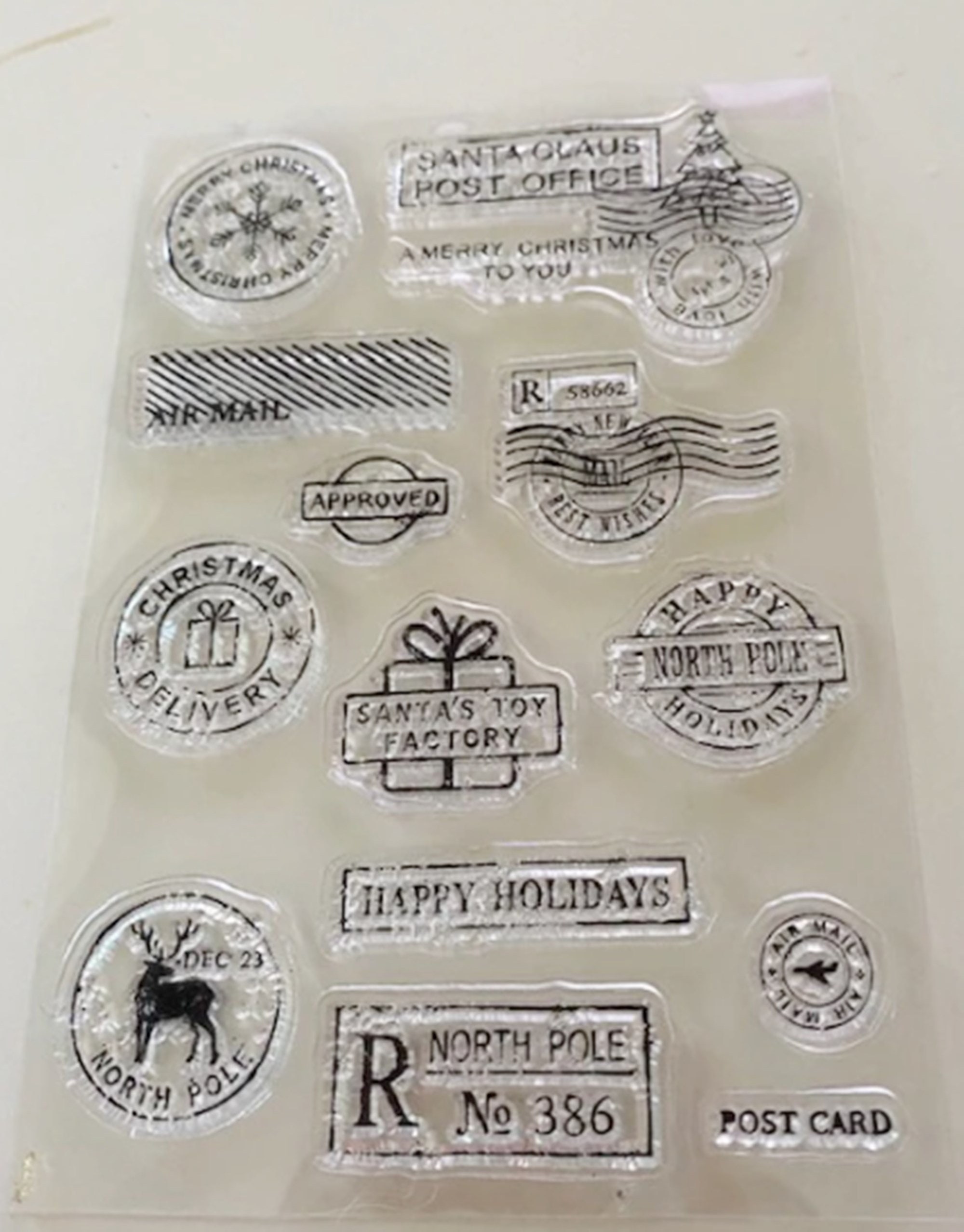 Clear Silicone Stamps Christmas Clear Stamps Vintage - Temu Australia
