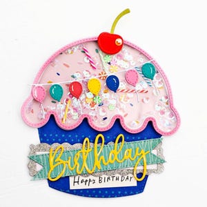 Cupcake Minialbum Stanzschablone – DIY Scrapbook & Journal Crafts Stanzen