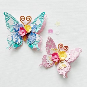 Fustelle a farfalla a strati – Fustella 3D a forma di insetto per biglietti e scrapbooking