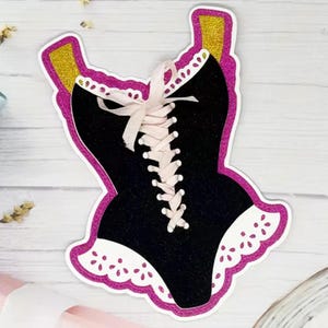 Fustelle Shabby Chic Corset Mini Album – Elegante fustella vintage per scrapbooking, creazione di biglietti, diari di scarto e bricolage