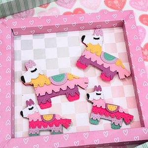 Matrice de découpe Piñata d'anniversaire – Matrice en métal pour la fabrication de cartes et le scrapbooking