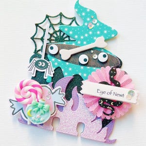 Halloween Cauldron Cutting Die | Witch Pot Metal Die for Crafting