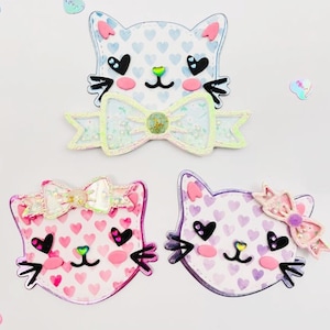 Cute Kitty Die Cut - Idéal pour les projets de bricolage, les journaux et les invitations