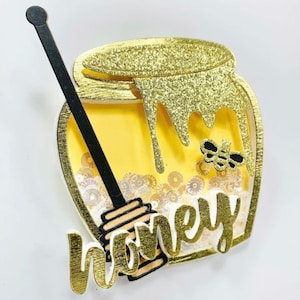 Honey Pot Stanzform - Stanzschablone mit Bienen-Design zur Kartenherstellung & zum Basteln