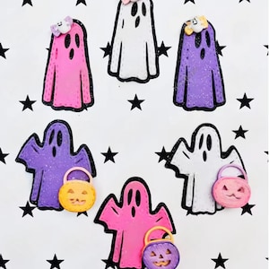 Matrices de découpe en métal Fantômes d'Halloween pour la fabrication de cartes et l'artisanat