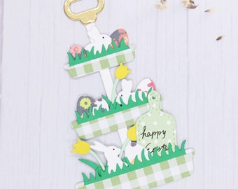 Bandeja escalonada de Pascua, soporte para tartas, plantillas de corte para manualidades, álbumes de recortes, grabado decorativo, tarjetas de papel DIY