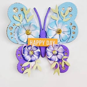 Troqueles de corte de mariquita y mariposa: adorables troqueles metálicos de insectos para crear tarjetas, scrapbooking, manualidades de primavera y proyectos de papel DIY.