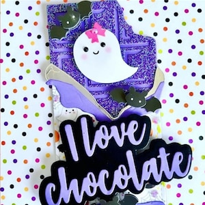 Troquel de barra de chocolate: troquel metálico para crear tarjetas, álbumes de recortes y manualidades con papel con temática de dulces.